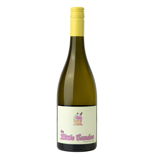 A bottle of 'the Little Sundae' white wine by Untitled Wines - a filed blend of petit mensang, gruner veltliner, and verdelho. Best wines online
